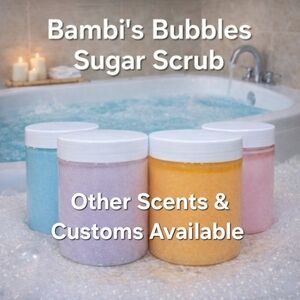 8oz Hand Crafted Sugar Scrub Assorted Scents Available